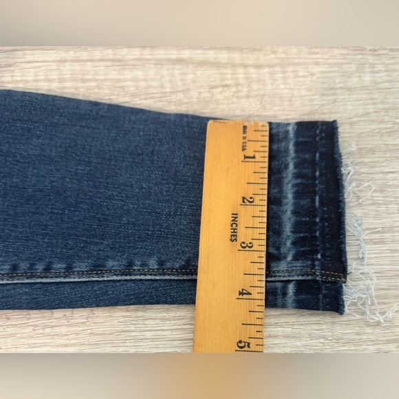 SPANX Denim Distressed Ankle Skinny Jeans Pull On Shaping High Rise NWT MD Tall - Picture 6 of 11